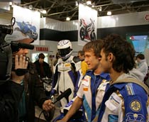 Команда Vector Racing на выставке Мото Парк 2007